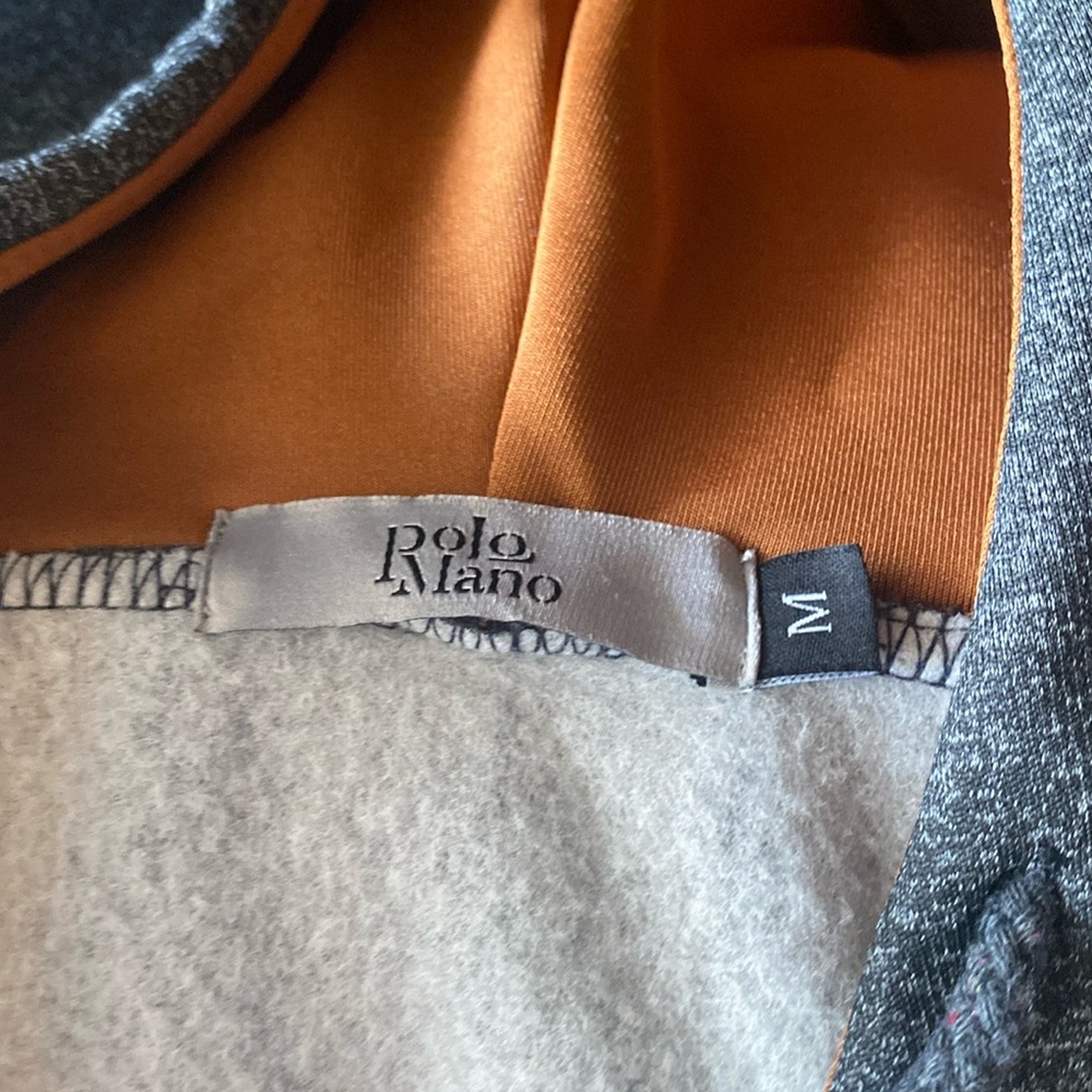 Polo mano black zip up 3 pockets